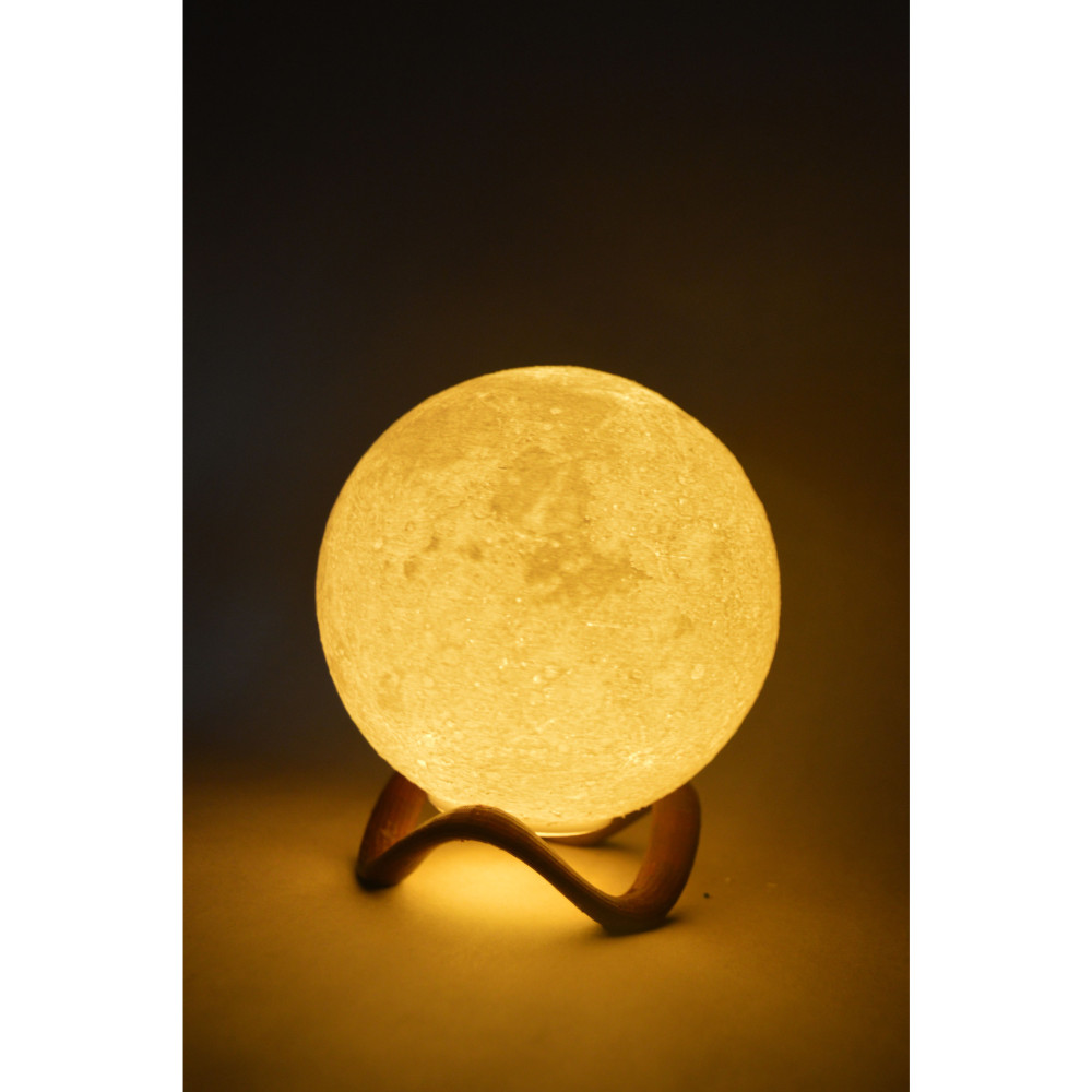Zone Ozone 12cm Standlı Ay Küresi Neon Led Lamba Hediyelik Eşya Avize Masa Lambası Gece Lambası Moon Yılbaşı Masa Lambası Fiyatı