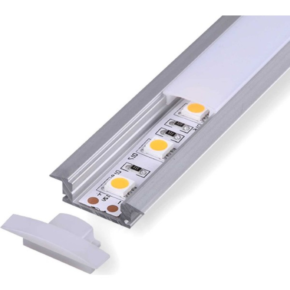 Zonled Mutfak Dolabı ve Tezgah Altı Sıva Altı Alçıpan Gömme Tek Sıra LED Şerit Profil Aydınlatma - 1 m - Gün Işığı Led Aydınlatmalar Fiyatı