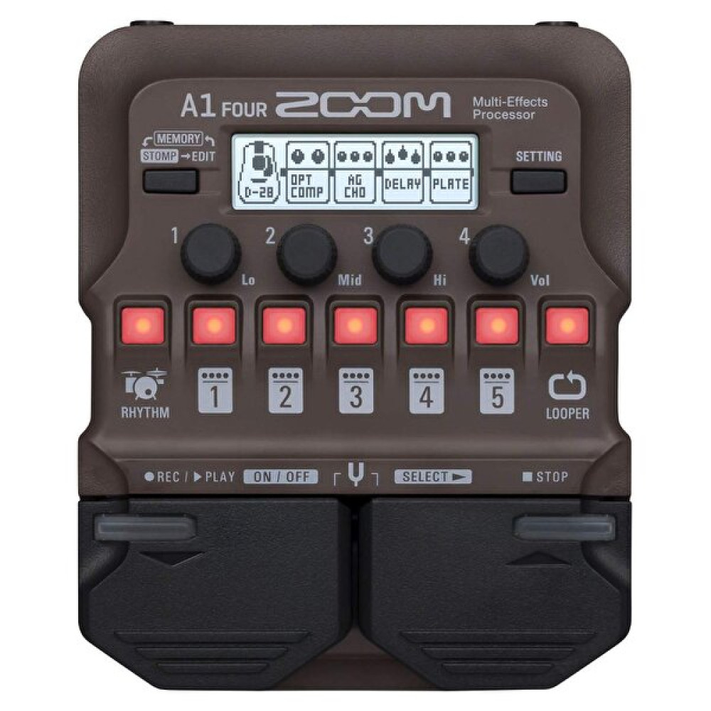 Zoom A1 Four Akustik Multi Efekt Prosesörü Pedal Seti Fiyatı