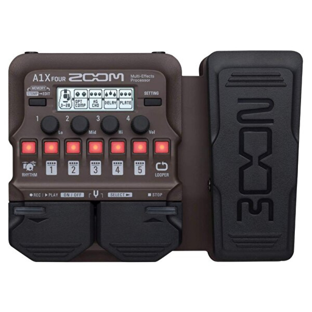 Zoom A1X Four Akustik Multi Efekt Prosesörü Pedal Seti Fiyatı