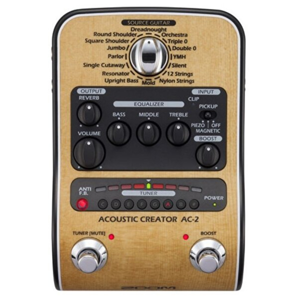 Zoom Ac-2 Akustik Creator Efekt Pedalı Pedal Seti Fiyatı