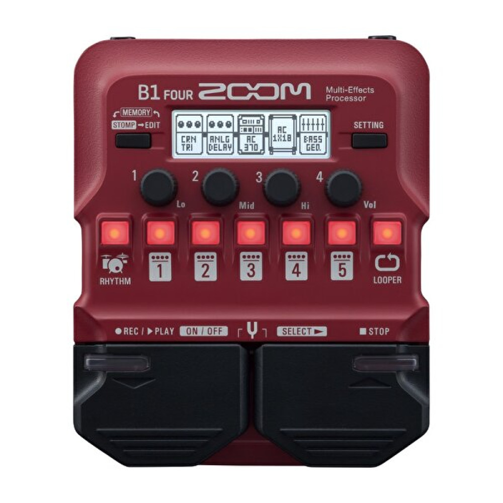 Zoom B1 Four Bass Multi-Efekt Prosesörü Pedal Seti Fiyatı