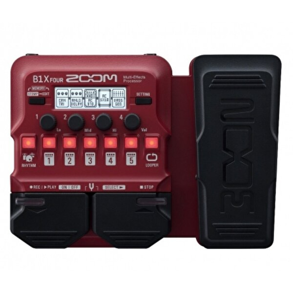 Zoom B1X Four Expression Pedallı Bass Multi-Efekt Prosesörü Pedal Seti Fiyatı