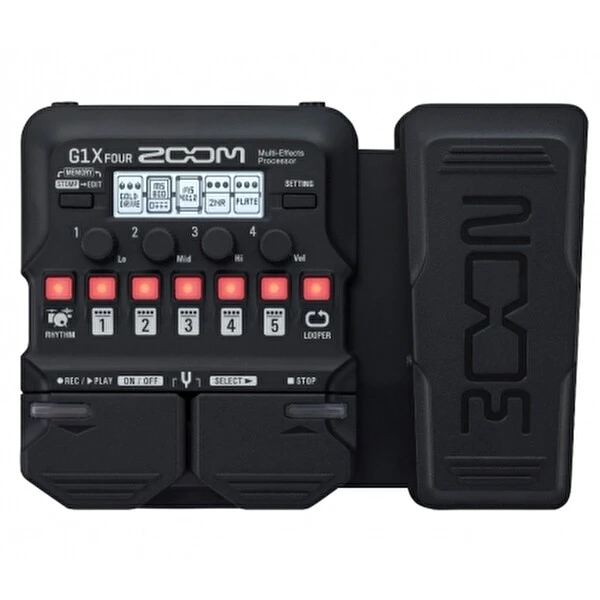 Zoom G1X Four Expression Pedallı Multi-Efekt Prosesörü Pedal Seti Fiyatı