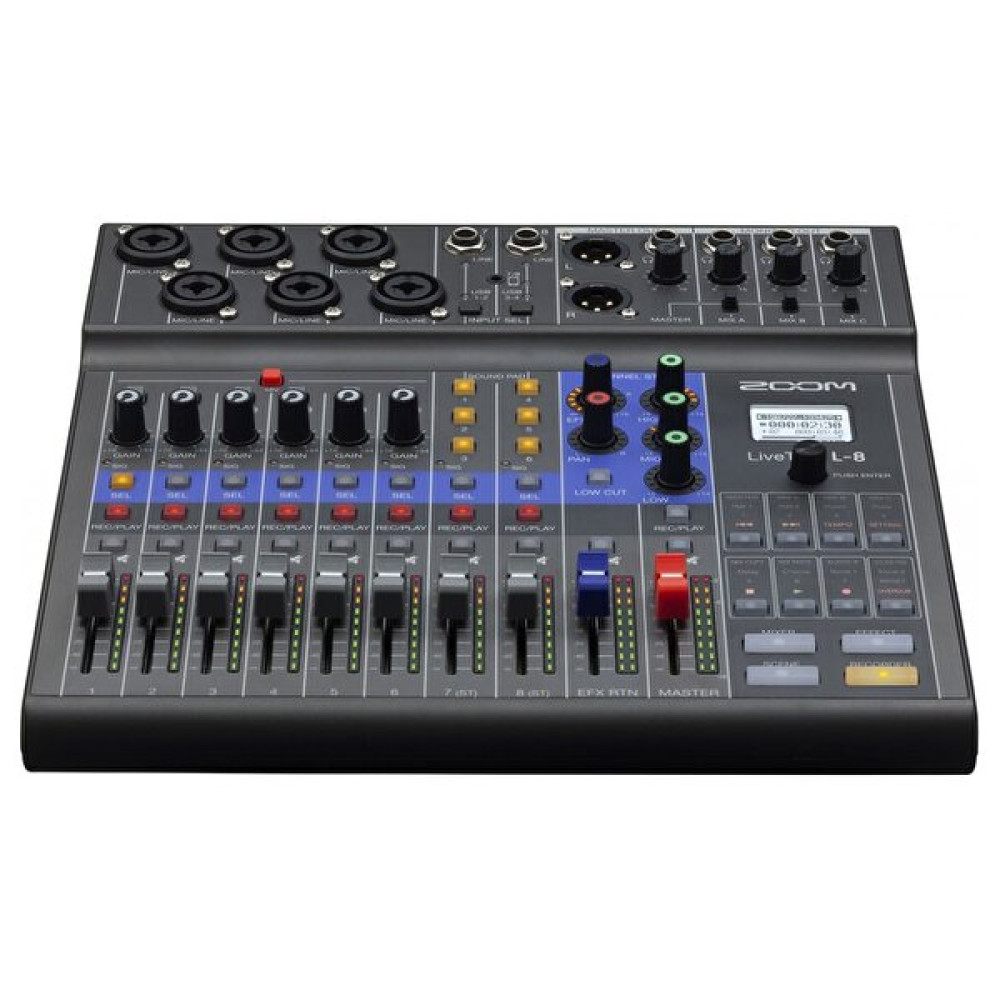 Zoom Livetrak L-8 8-Kanal Dijital Mikser Recorder Mikserler Fiyatı