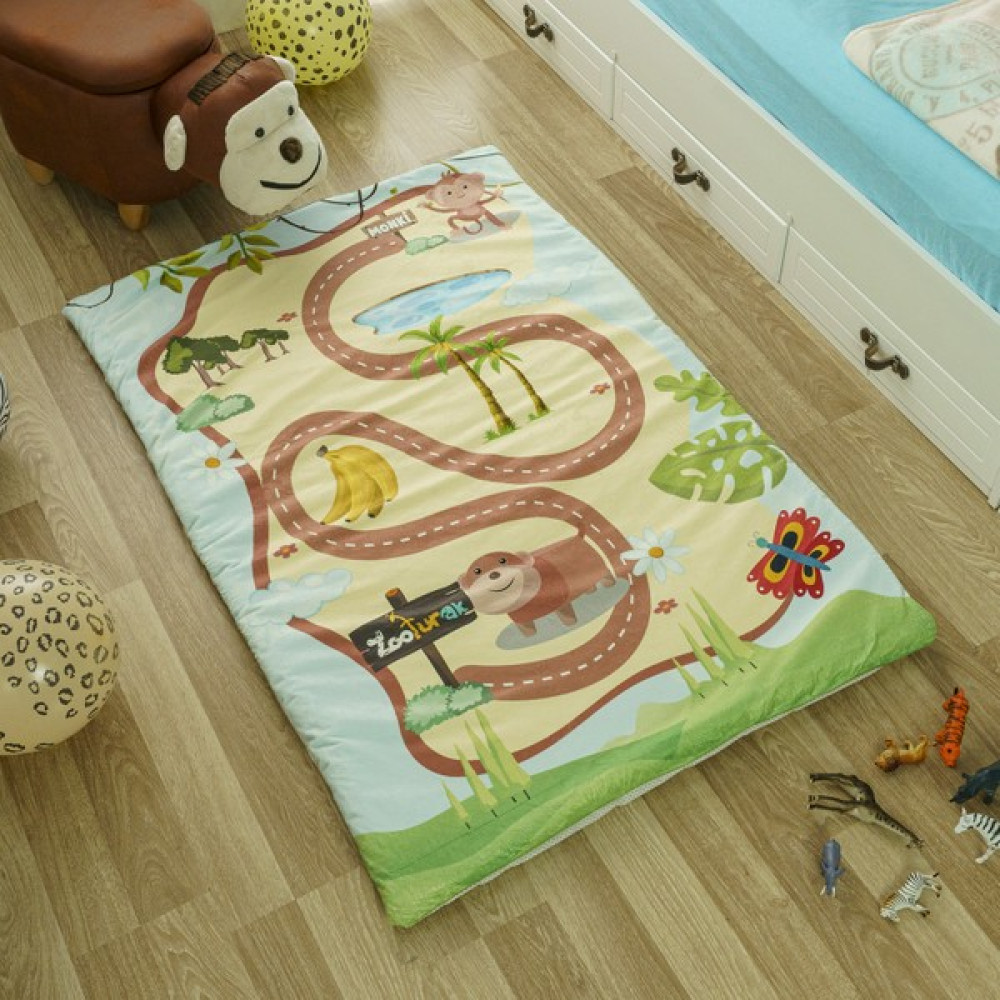 Zooturak Peluş Çocuk Matı Maymun Monki 100cm x 150cm - 100 x 150 cm - Renkli Oto Boyaları Fiyatı