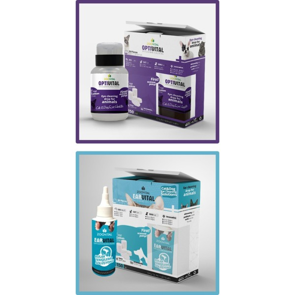 Zoovital Kedi Köpek Kulak + Göz Temizleme Solüsyonu 150 ml Disk Pamuk Evcil Hayvan Ürünleri Fiyatı