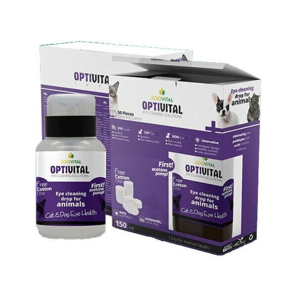 Zoovital Optival Göz Temizleme Solüsyonu 150 ml Evcil Hayvan Ürünleri Fiyatı