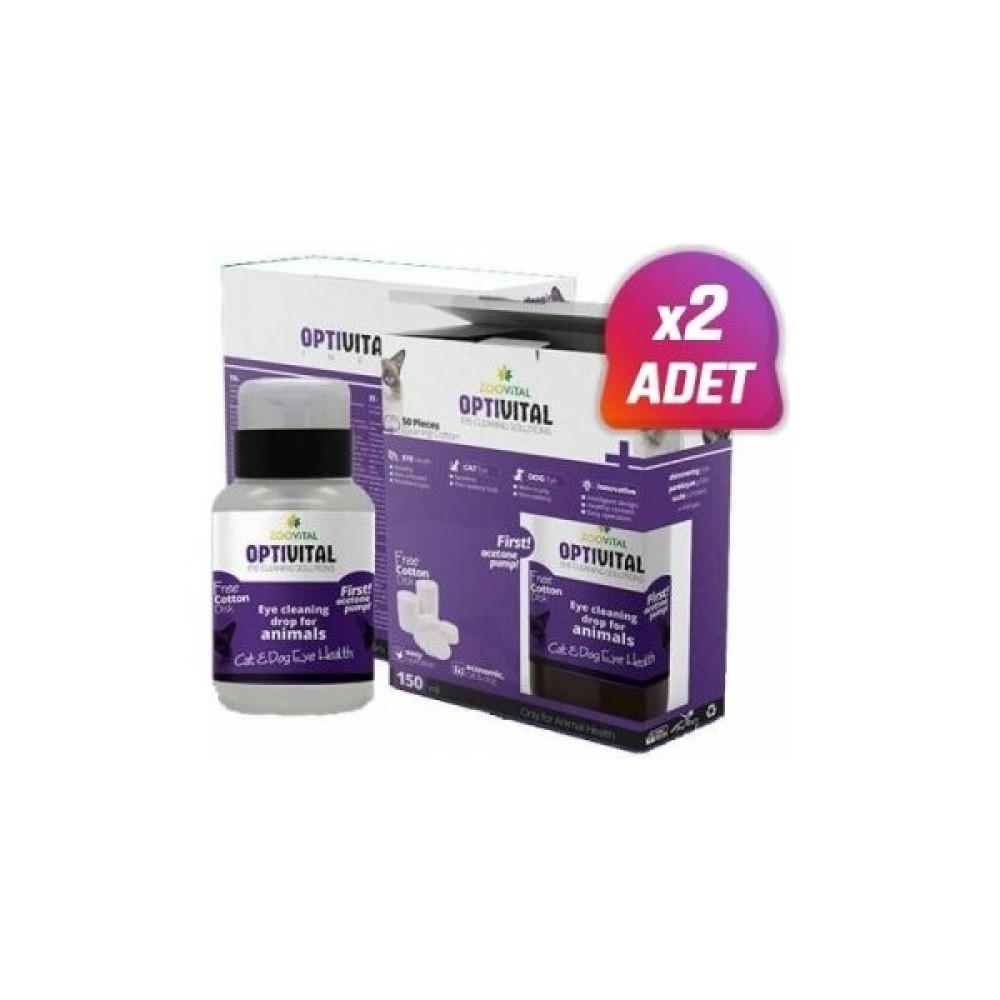 Zoovital Optival Göz Temizleme Solüsyonu 150 ml 2 Adet Evcil Hayvan Ürünleri Fiyatı