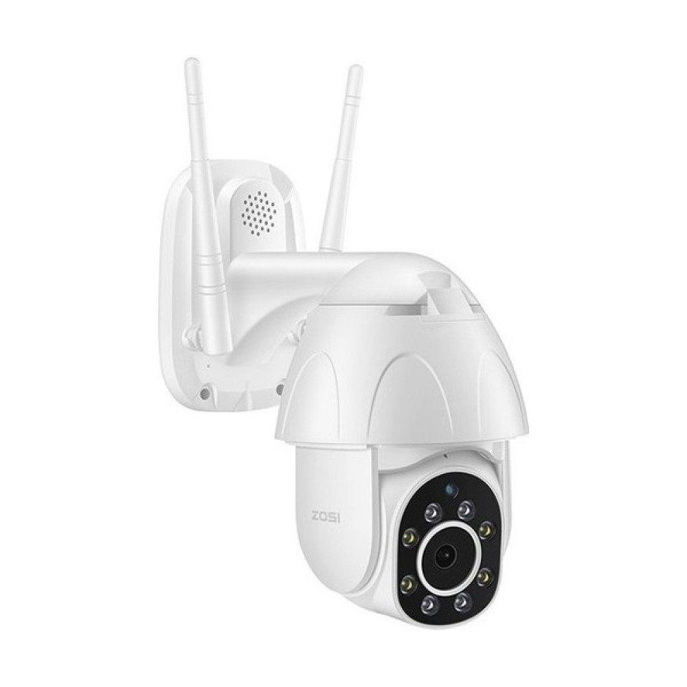 ZOSI Lisa Butik 360° Kablosuz Wifi Smart Ip Kamera, 1080P Hd 2 Mp Gece Görüşlü Hareketli Dış Mekan Kamera - Beyaz Web Kameraları Fiyatı