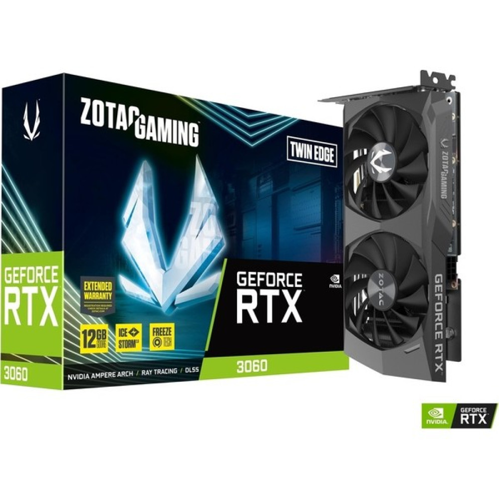 Zotac Gaming GeForce RTX 3060 Twin Edge 12 GB GDDR6 192 Bit DP/HDMI Pci-E 4.0 Ekran Kartı ZT-A30600E-10M Ekran Kartları Fiyatı