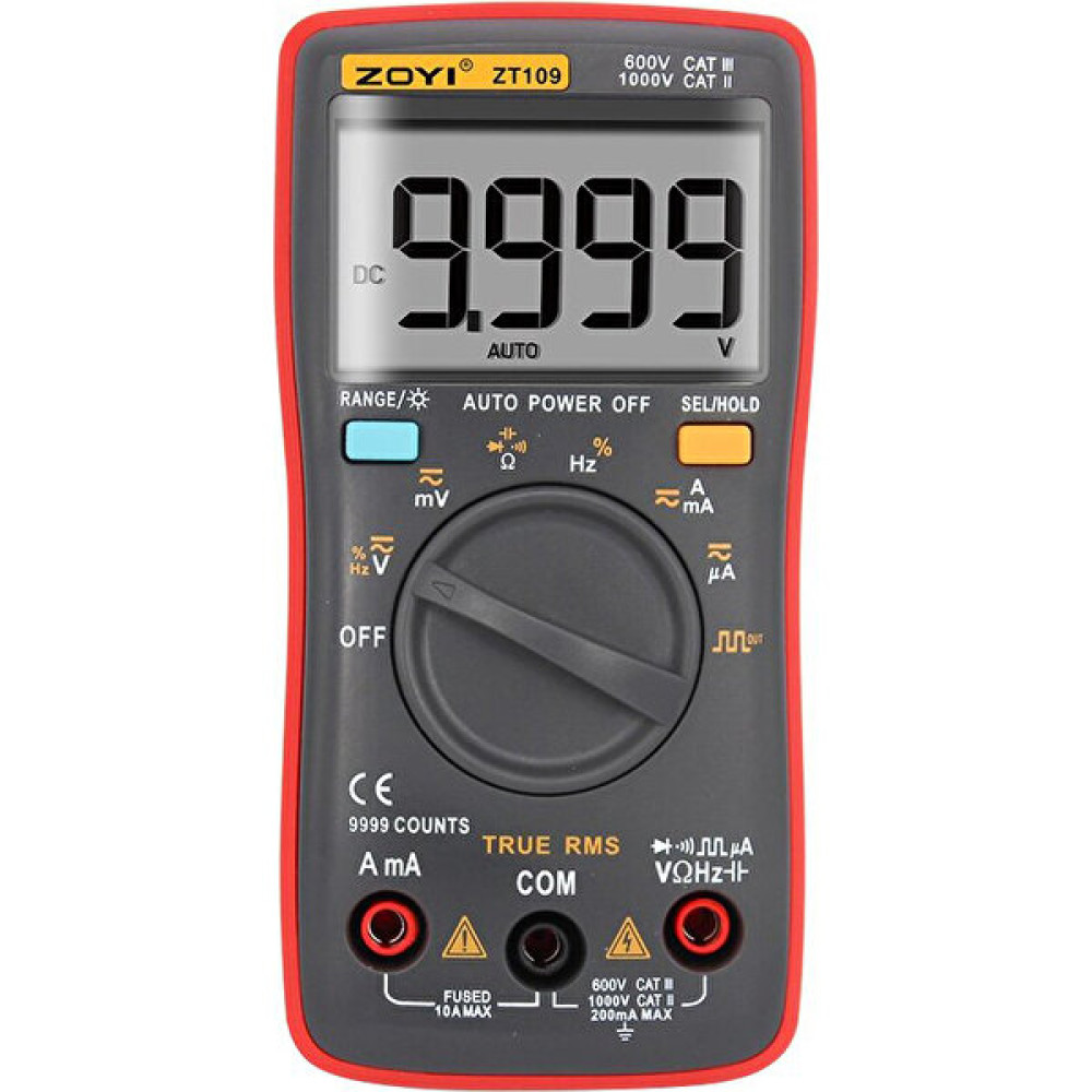 Zoyi ZT-109 True Rms Dijital Multimetre Ölçü Aleti Oto Kışlık Bakım Ürünleri Fiyatı