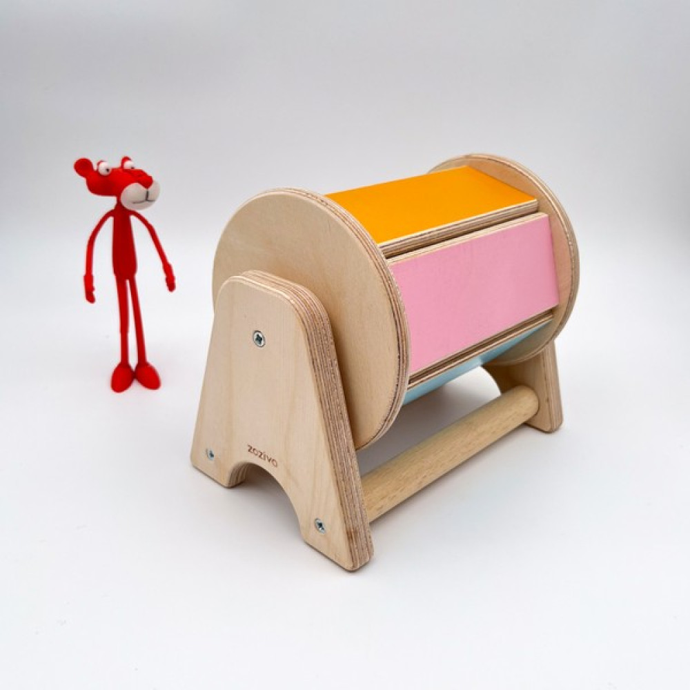 Zoziva Montessori Dönen Gökkuşağı Sesli Ahşap Oyuncak, +6 Aylık Oyuncağı, Bebekler Için Eğitici Oyuncak Bebek Oyuncakları Fiyatı
