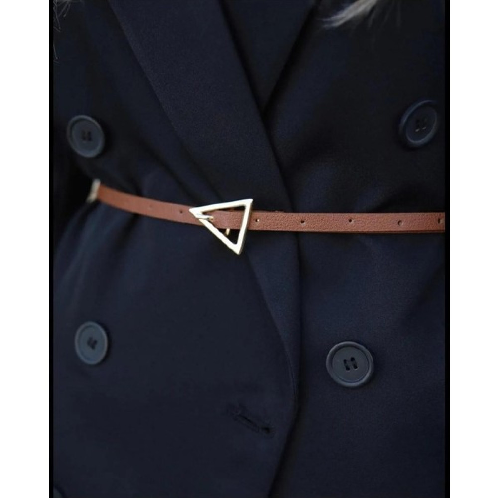 ZR Accessory Üçgen Tokalı Bağlamalı Vintage Kadın Kemer, Gömlek Kemeri, Elbise Kemeri, Pantolon Kemeri Kadın Kemeri Fiyatı