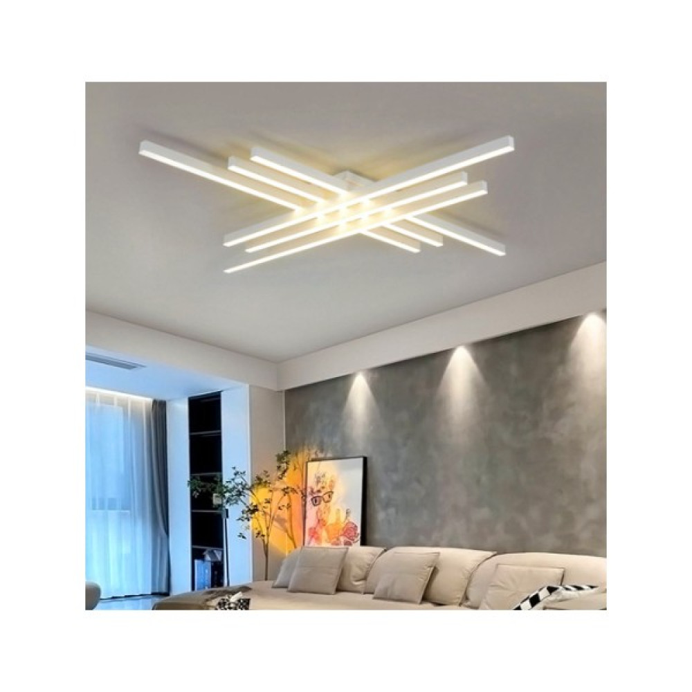 Zr Aydınlatma Beyaz 100 x 100 cm 3000k, Kumandalı, Led Tavan Lambası,Avize,Modern Aydınlatma,Dekoratif Işık Avize Fiyatı