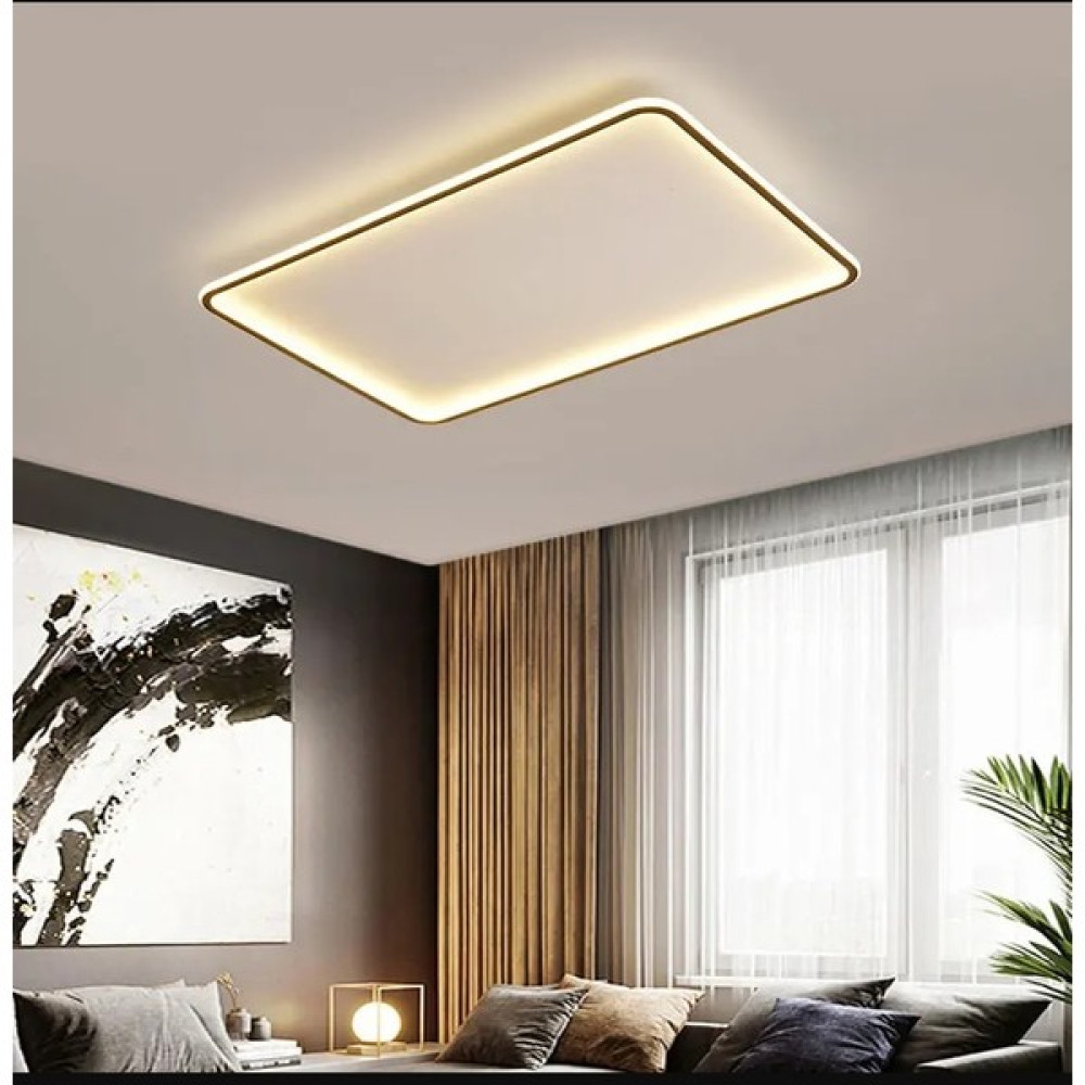 Zr Aydınlatma Beyaz 60 x 90 cm Dikdörtgen 3 Işık Rengi,Kumandalı Led Tavan Lambası,Avize,Modern Aydınlatma, Dekoratif Işık Avize Fiyatı