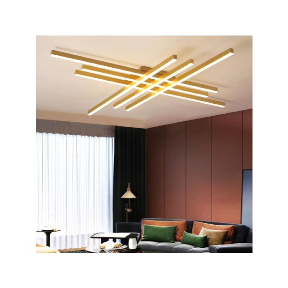 Zr Aydınlatma Gold 100X100CM 4000K, Kumandalı, LED Tavan Lambası,avize,modern Aydınlatma,dekoratif Işık Avize Fiyatı