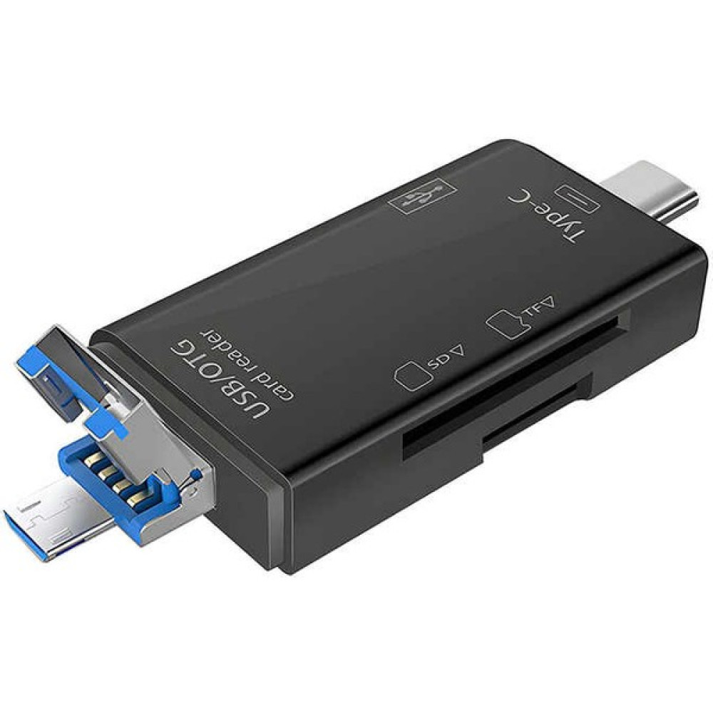 ZR826 - 6ın1 USB 2.0 Otg Sd Tf Kart Okuyucu - Siyah Oto Boyaları Fiyatı