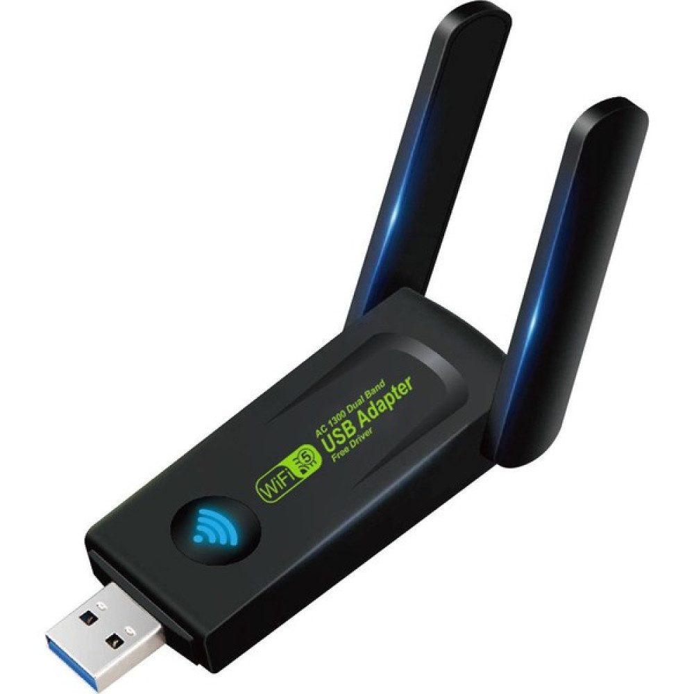 Zrh Dual Band USB 3.0 Adaptör Kablosuz Wifi Alıcı AC1300 Wireless Adaptör Takçalıştır Wireless Adaptör Fiyatı