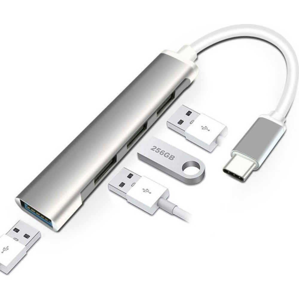 Zrh Type c 3.1 Den 4 Adet USB 3.0 Uyumlu Hub Otg Çoğaltıcı Adaptörü Bilgisayar Çevirici ve Adaptörü Fiyatı