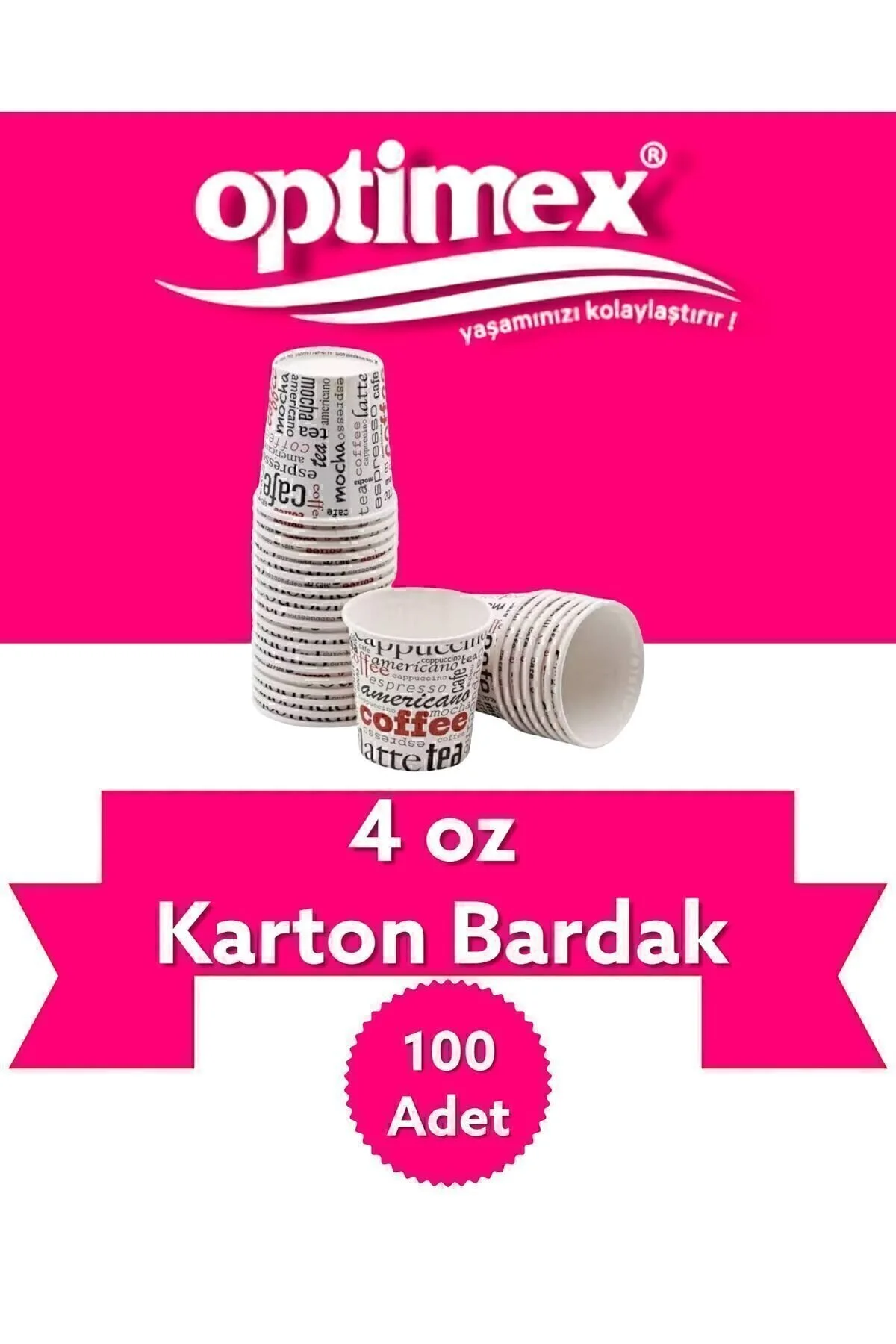 zs mağazası 4 Oz Karton Bardak *50 Adet * Türk Kahvesi Bardağı" Fincan / Bardak / Kahve Takımı Fiyatı