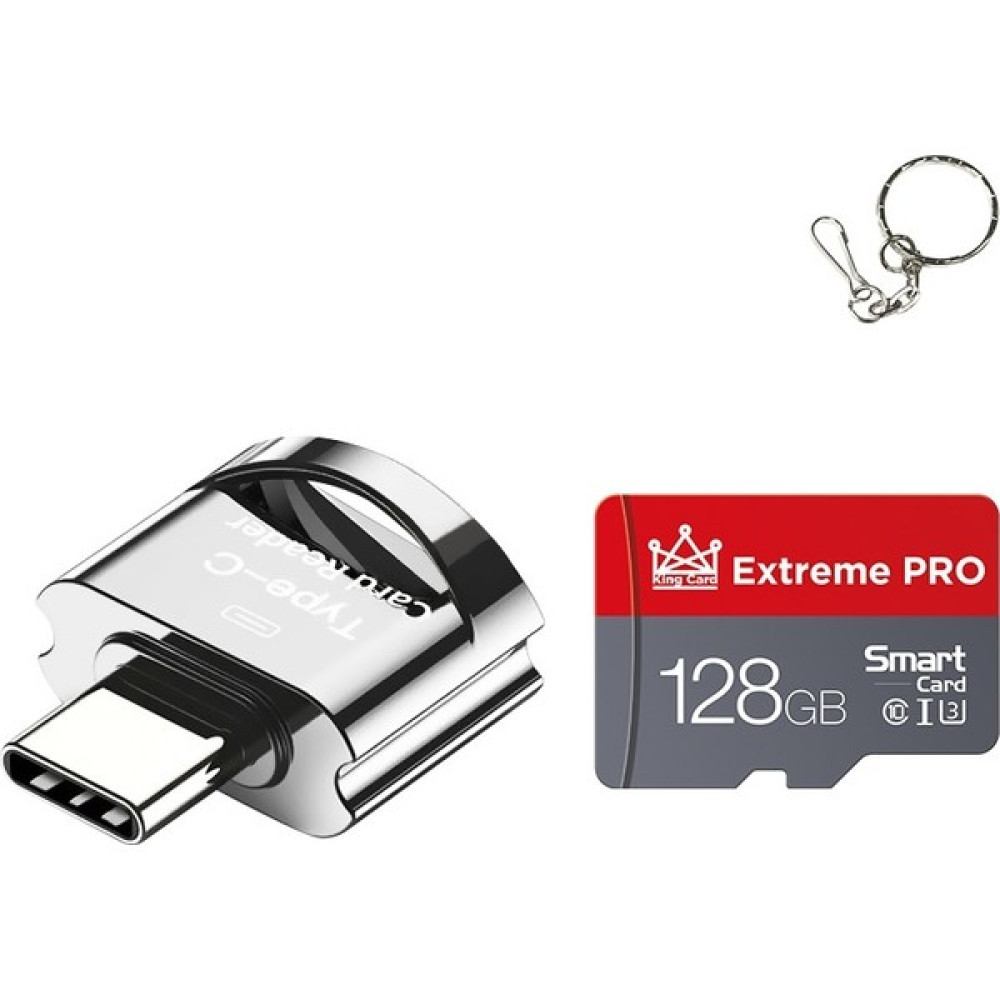 ZSHSKJ C10 Tip-C Arabirimi Cep Telefonu Hafıza Kartı, Kapasite: 128GB (Gümüş Gri) (Yurt Dışından) Hafıza Kartları Fiyatı