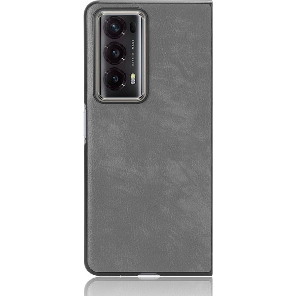 Zsunsky Shop Honor Magic V2 Için Litchi Doku Telefon Kılıfı (Yurt Dışından) - Gri Cep Telefonu Kılıfı Fiyatı