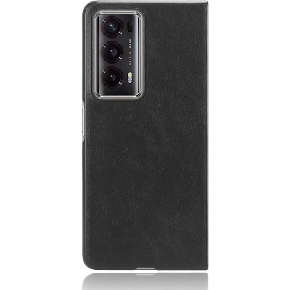 Zsunsky Shop Honor Magic V2 Için Litchi Doku Telefon Kılıfı (Yurt Dışından) - Siyah Cep Telefonu Kılıfı Fiyatı