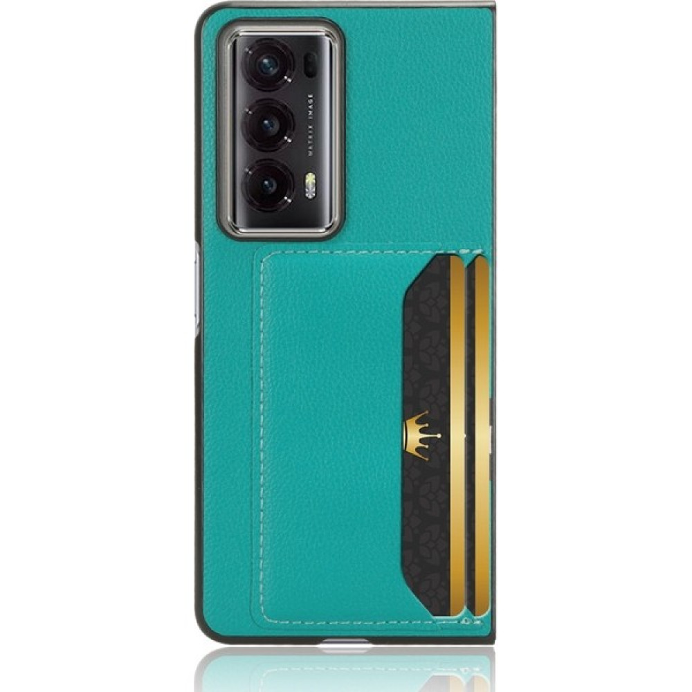Zsunsky Shop Honor Magic V2 Için Litchi Doku Telefon Kılıfı (Yurt Dışından) - Yeşil Cep Telefonu Kılıfı Fiyatı