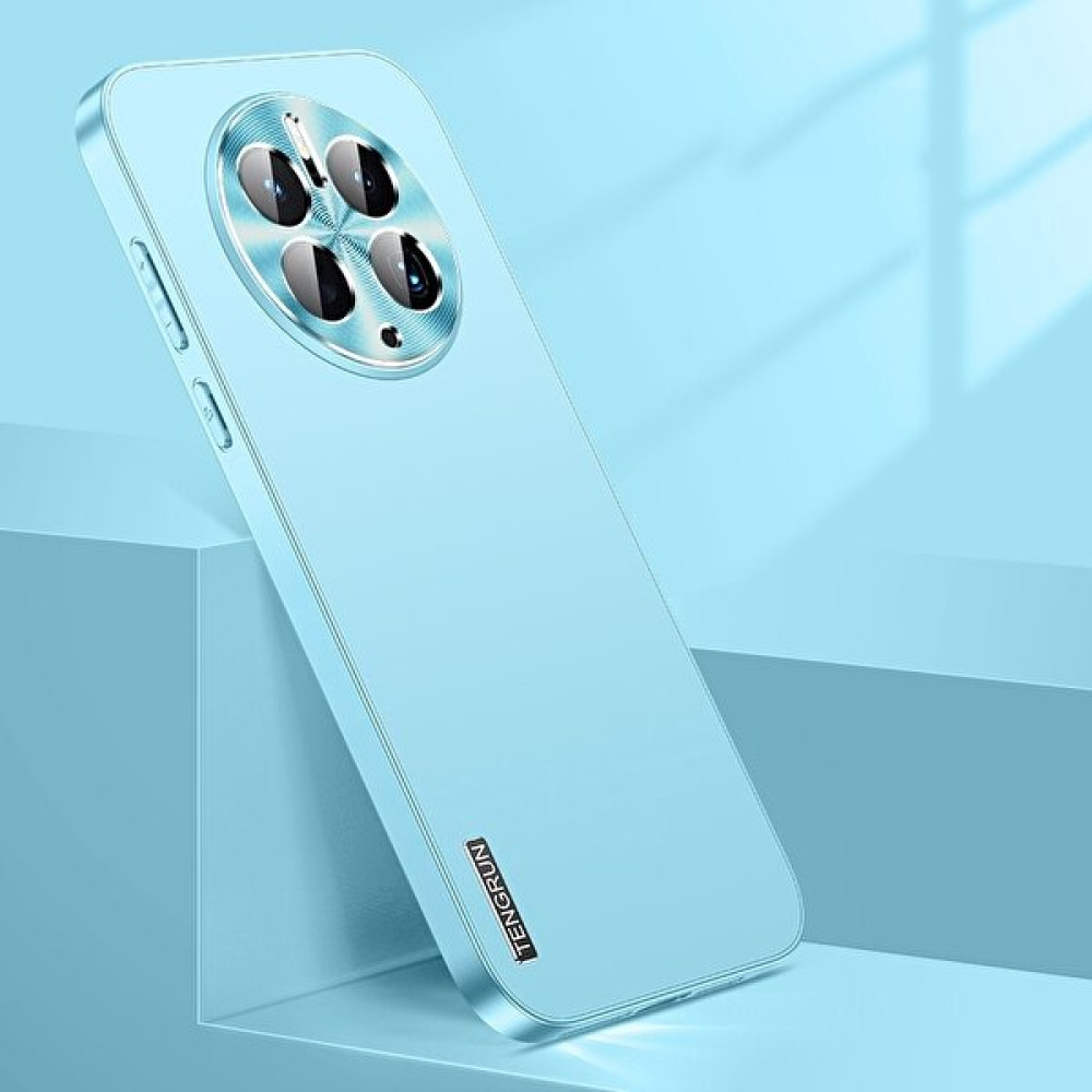 Zsunsky Shop Huawei Mate 50 Pro Için Mikro Buzlu Metal Boya Telefon Kılıfı (Yurt Dışından) - Mavi Cep Telefonu Kılıfı Fiyatı