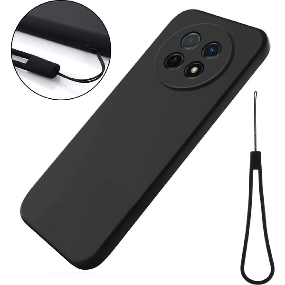 Zsunsky Shop Huawei Nova Y91 4g Için Sıvı Silikon Kılıf (Yurt Dışından) - Siyah Cep Telefonu Kılıfı Fiyatı