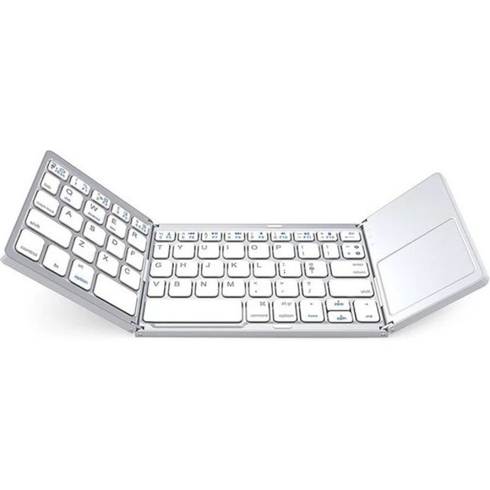 Zsykd B033 63 Tuşları Kablosuz Bluetooth Üç Katlanır Klavye (Yurt Dışından) - Beyaz Oyuncu Klavyesi Fiyatı