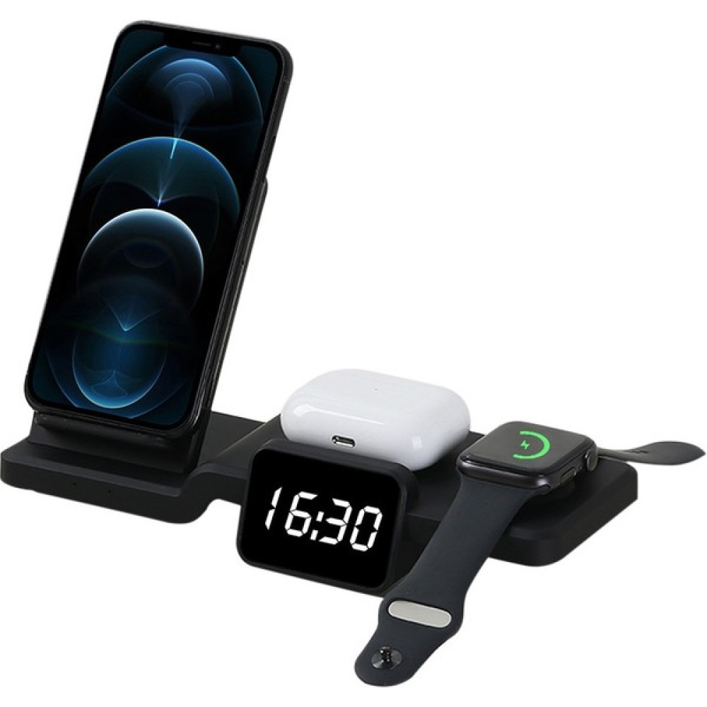 Zsykd C100 5 1 Saat Kablosuz Şarj Şarj Tutucu Standı Iphone - Apple Watch Uyumlu - Airpods (Yurt Dışından) - Siyah Cep Telefonu Şarj Cihazı Fiyatı