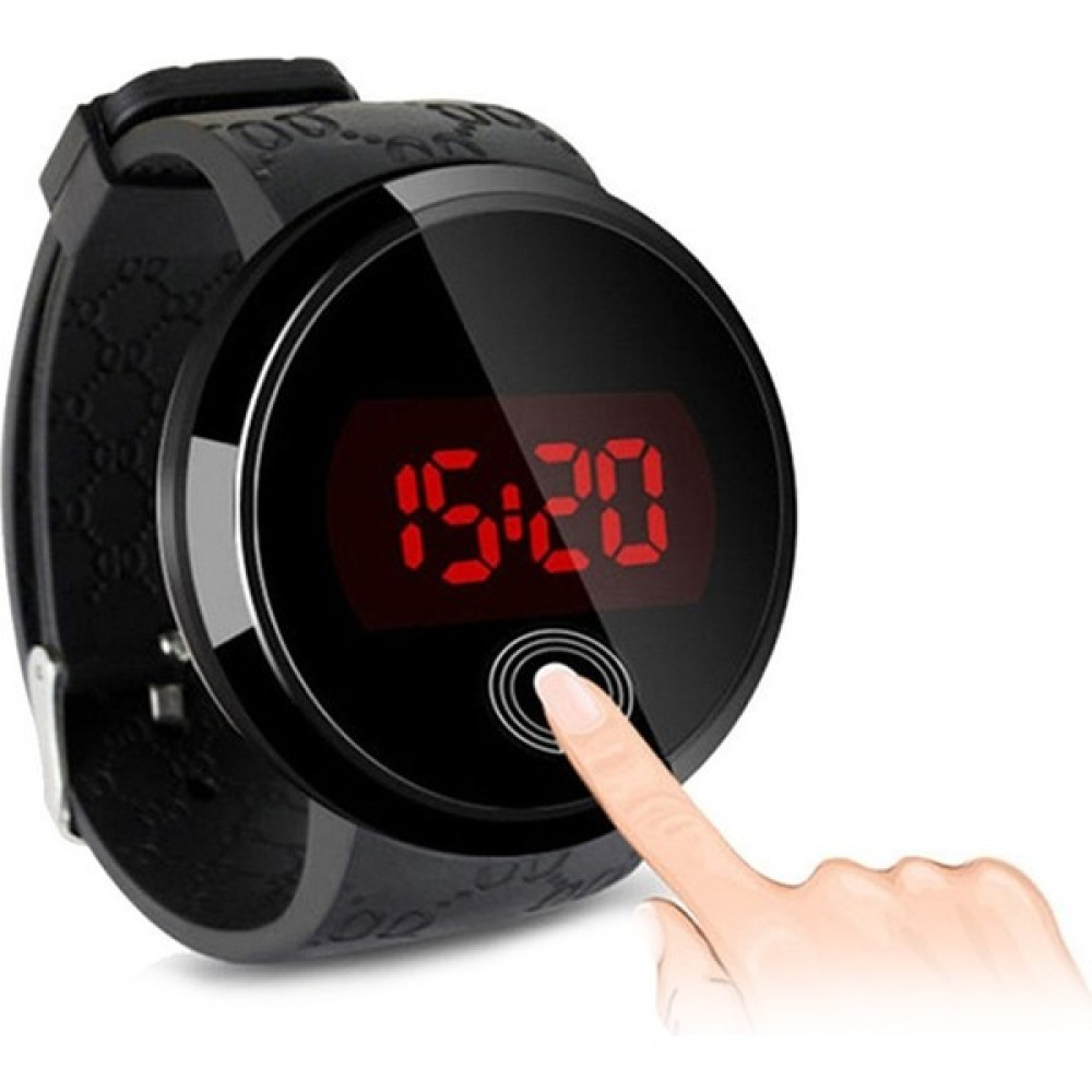 Zsykd Dokunmatik Ekran Unisex LED Dijital Izle Kol Saati Timepiece Silikon Askısı (Siyah) (Siyah) (Yurt Dışından) - Siyah Kol Saatleri Fiyatı