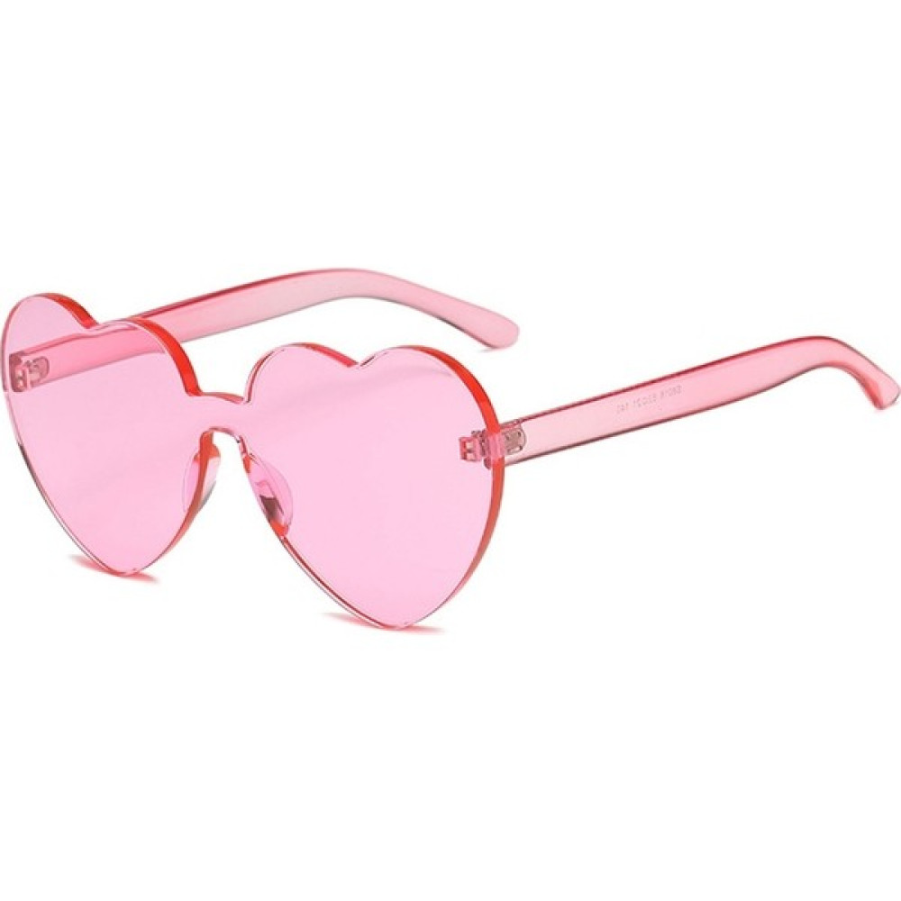 Zszh Kadınlar Için Kalp Şekli Rimless UV400 Güneş Gözlüğü Koyu Kırmızı (Yurt Dışından) Unisex Güneş Gözlükleri Fiyatı