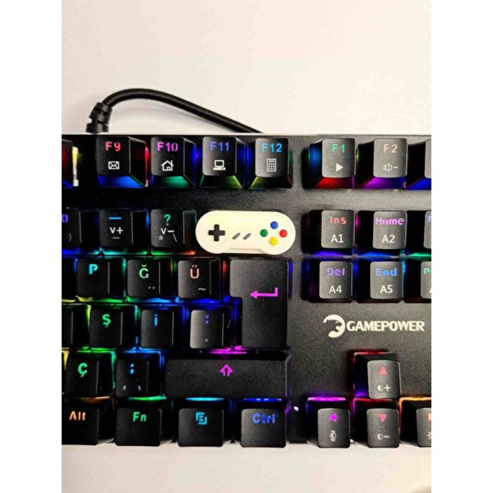 Ztakeycaps Backspace Joystick Keycaps Klavye Tuşu Gamer Aksesuar Figür Oyuncu Klavyesi Mekanik Klavye Çevre Birimleri Fiyatı