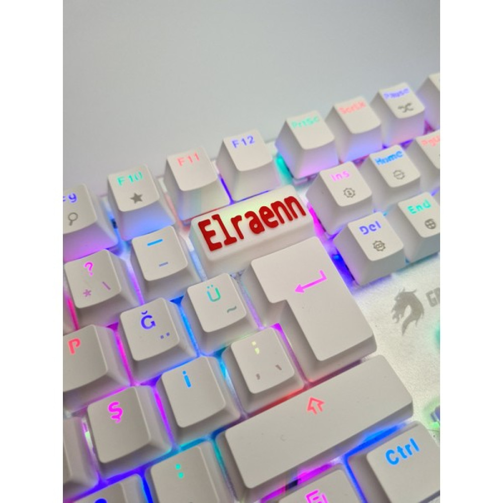 Ztakeycaps Elreann Twitch Keycaps Klavye Tuşu Gamer Aksesuar Oyuncu Klavyesi Mekanik Klavye Oyun Bilgisayarı Oyuncu Klavyesi Fiyatı