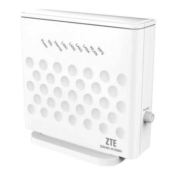 ZTE ZXHN H108N 300Mbps 4 Port ADSL 2+ Kablosuz Modem Modem Fiyatı