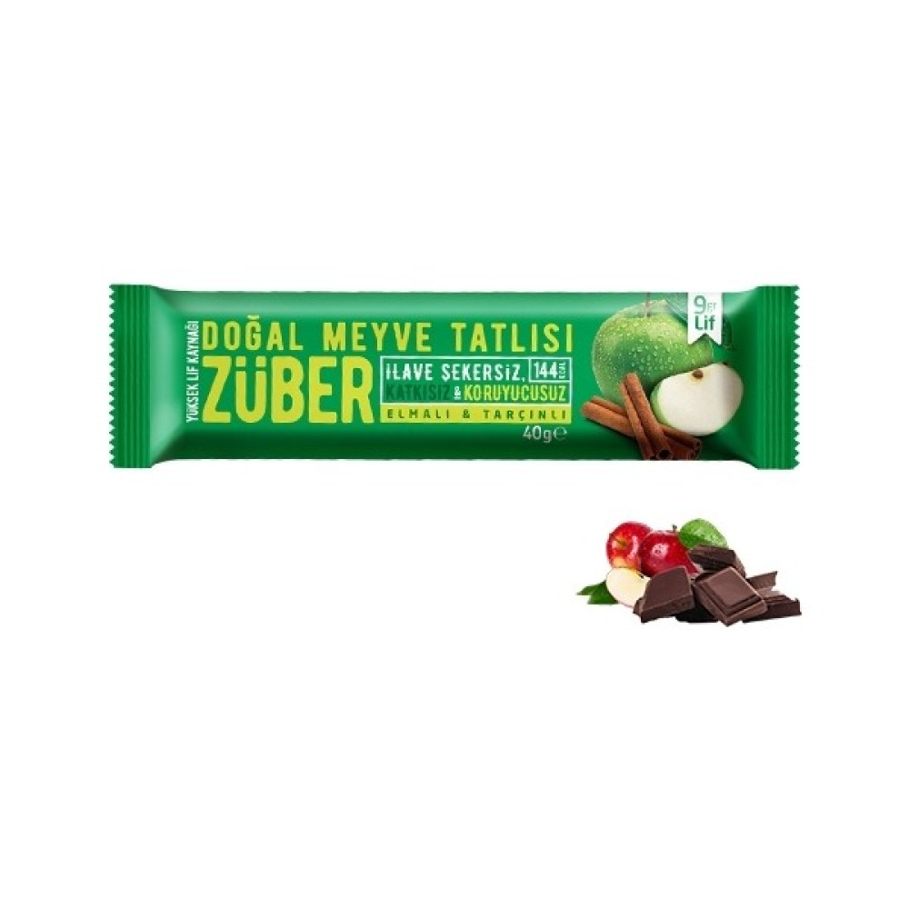 Züber Elmalı Ve Tarçınlı Doğal Meyve Tatlısı 12 Adet x 40 gr Oto Boyaları Fiyatı