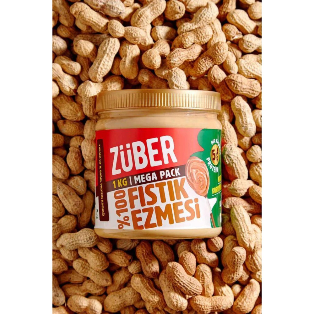 Züber Fıstık Ezmesi %100 1kg X 1 Adet Sürülebilir Fiyatı