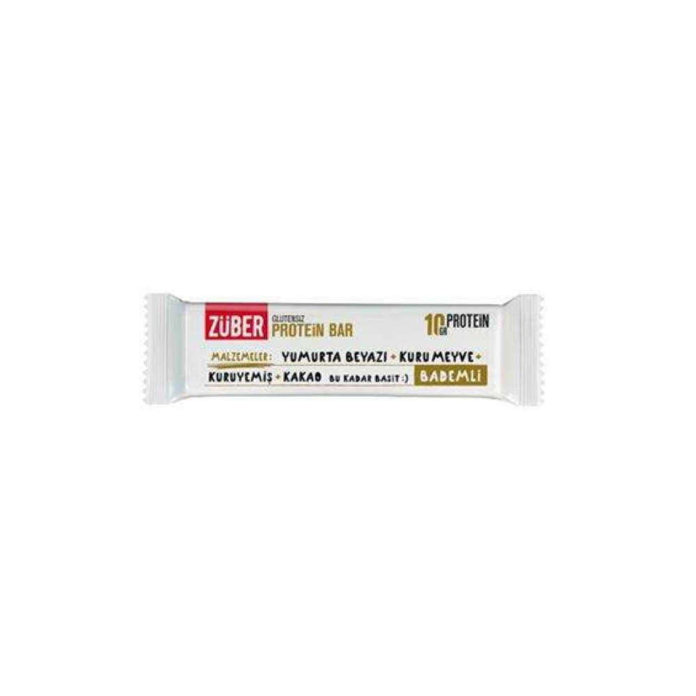 Züber Glutensiz Bademli Protein Bar 40 gr Granola ve Bar Fiyatı