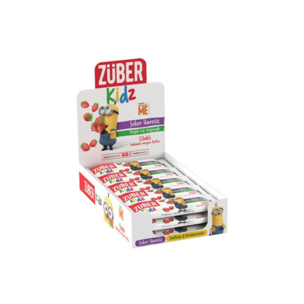 Züber Kidz Çilekli Ve Kakaolu Meyve Tatlısı - 30 Gr X 16 Adet Atıştırmalık Fiyatı