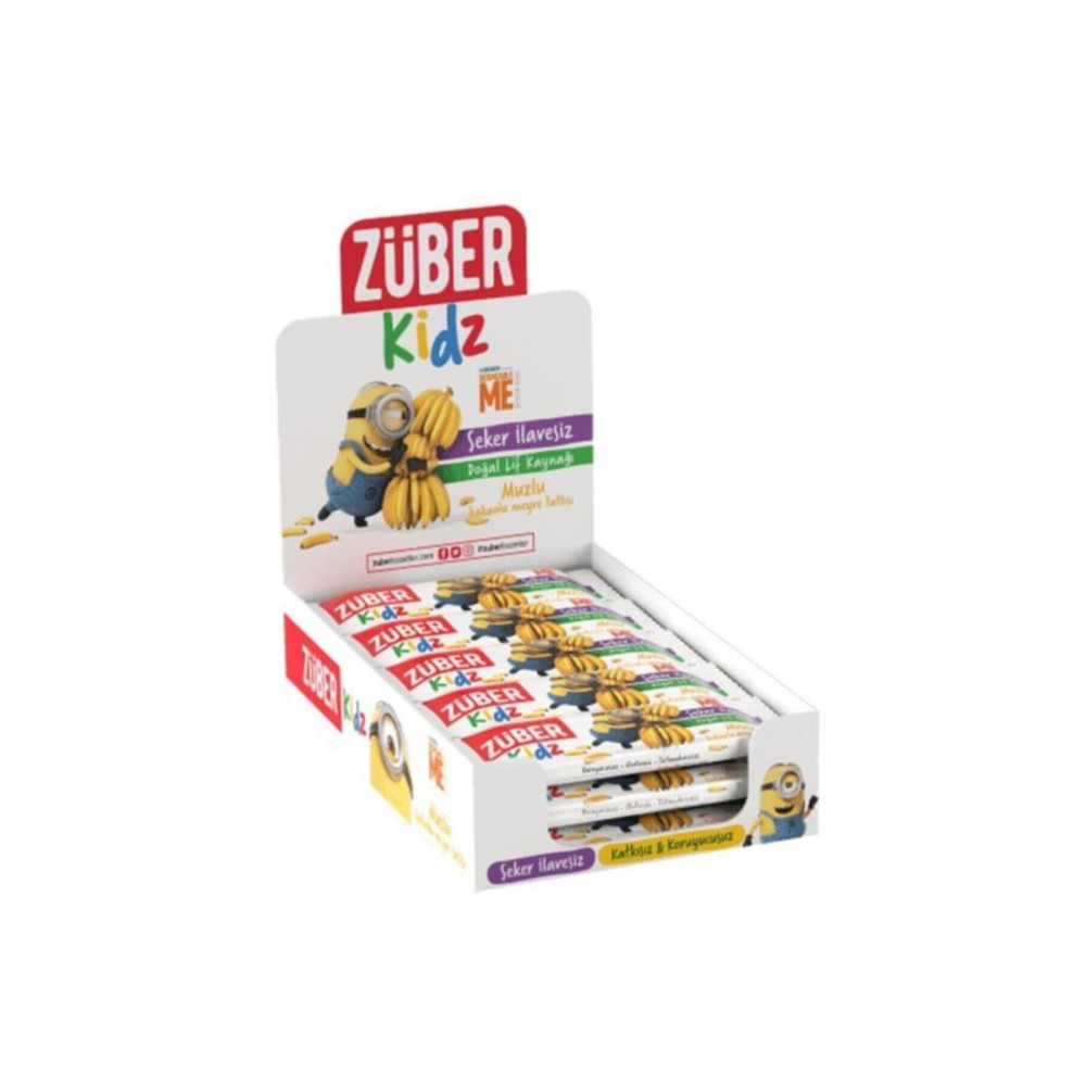 Züber Kidz Muzlu Ve Kakaolu Meyve Tatlısı - 30 Gr X 16 Adet Atıştırmalık Fiyatı