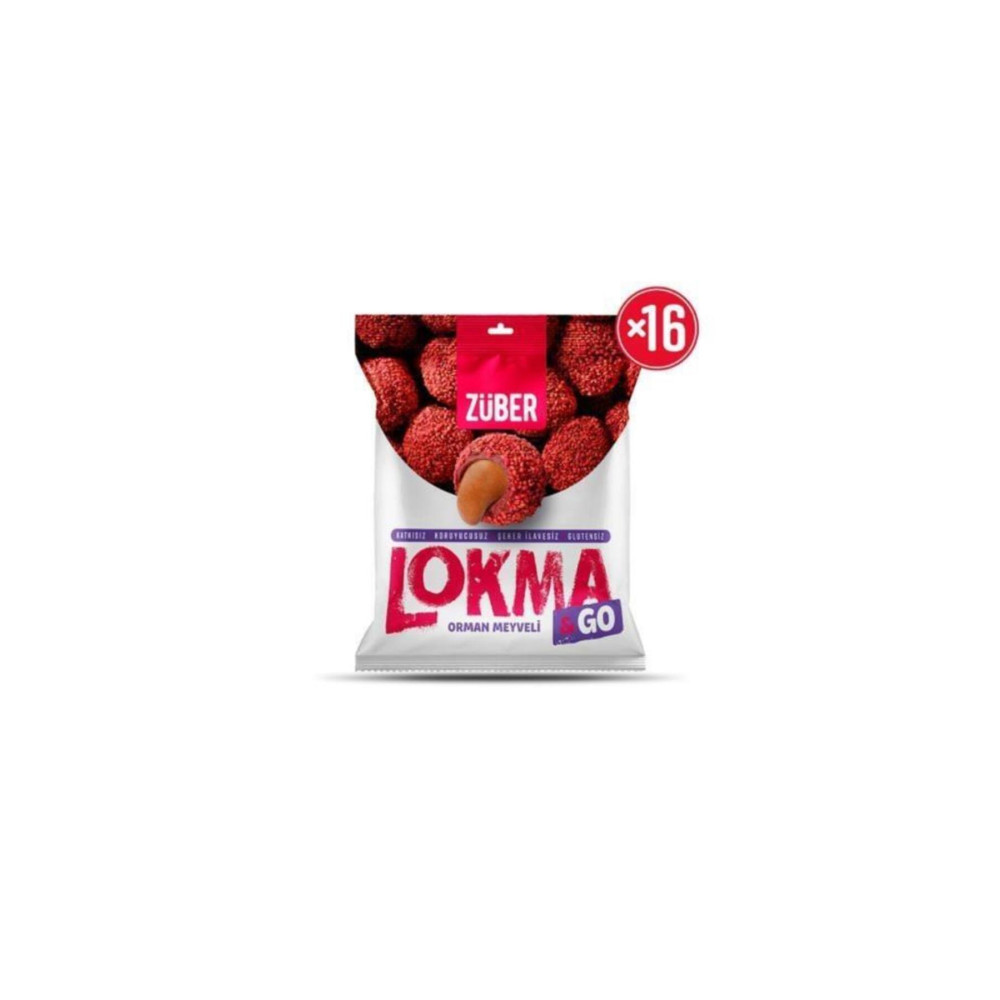 Züber Orman Meyveli Lokma & Go 32 G X 16 Atıştırmalık Fiyatı