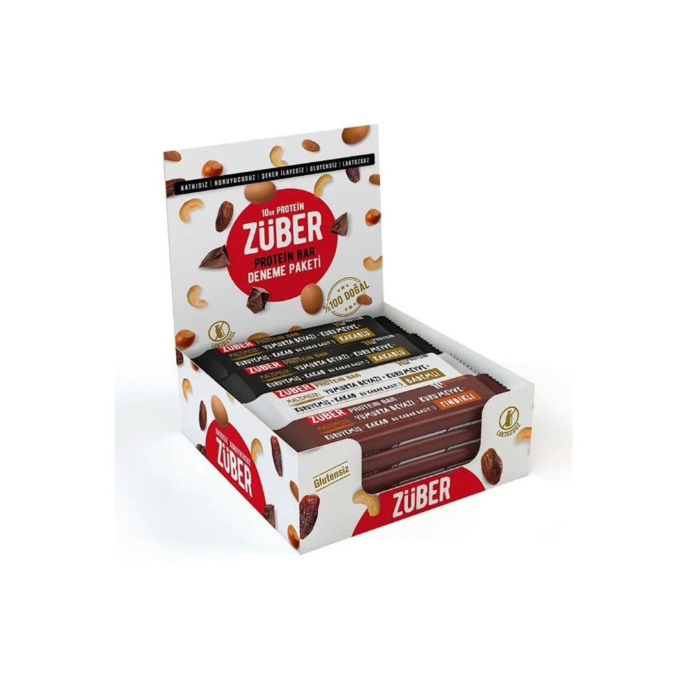 Züber Protein Bar Deneme Paketi Sporcu Besinleri Fiyatı