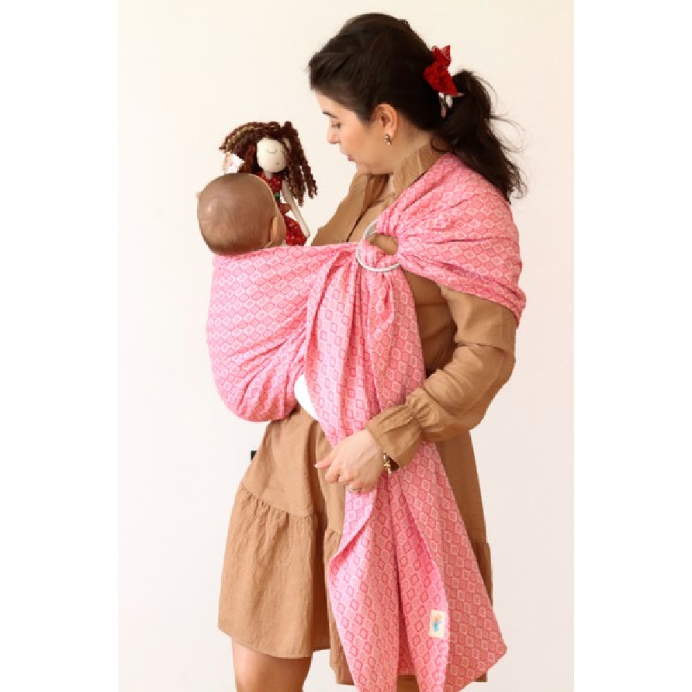 Zubu Halka Sling - Baby Sling - Diamond - Kırmızı Bebek Arabası ve Pusetler Fiyatı