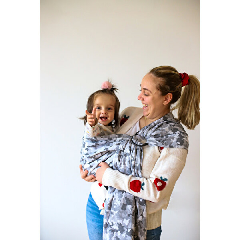 Zubu Halka Sling - Babysling - Kamuflaj - Gri Bebek Arabası ve Pusetler Fiyatı