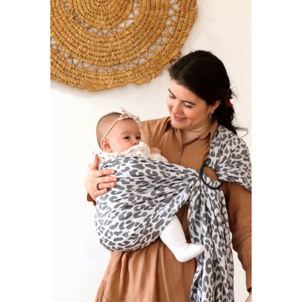 Zubu Halka Sling – Babysling - Leopar - Gri Bebek Arabası ve Pusetler Fiyatı