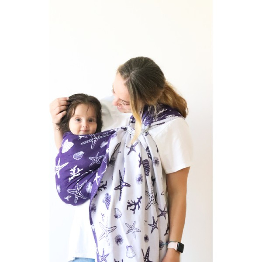 Zubu Halka Sling – Babysling - Marine - Mor Bebek Arabası ve Pusetler Fiyatı
