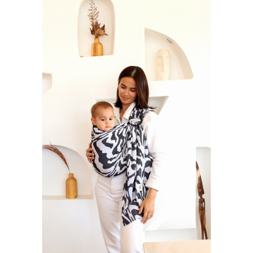Zubu Platin Seri Halka Sling, Babysling Zebra - Siyah Bebek Arabası ve Pusetler Fiyatı